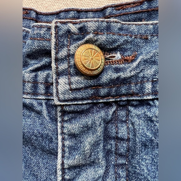 Vintage Escada Blue Wash Denim Jeans Size 40 - Picture 5 of 7